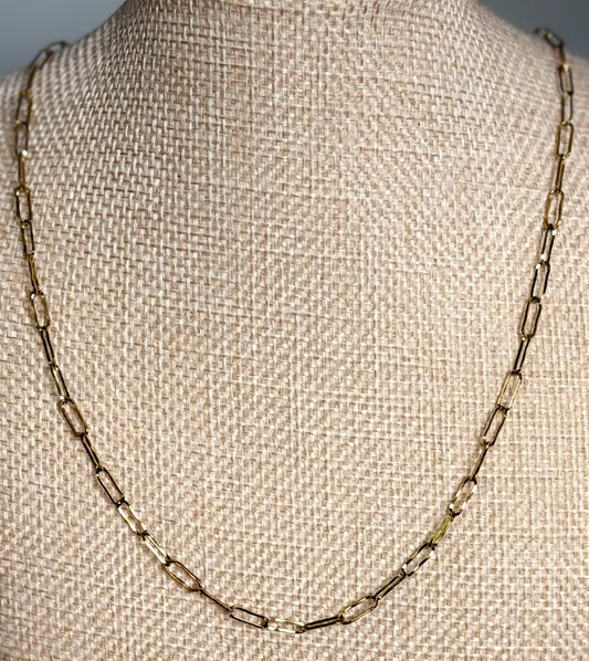 Amor Paperclip Necklace