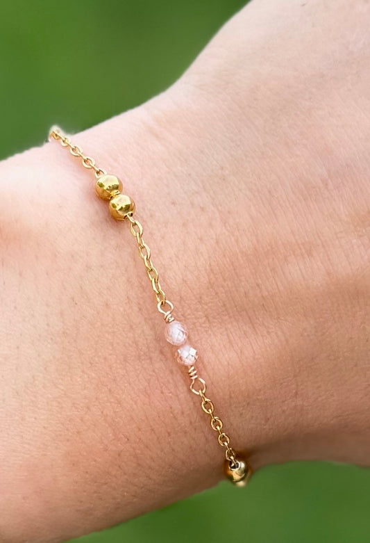 Champagne Glow Bracelet